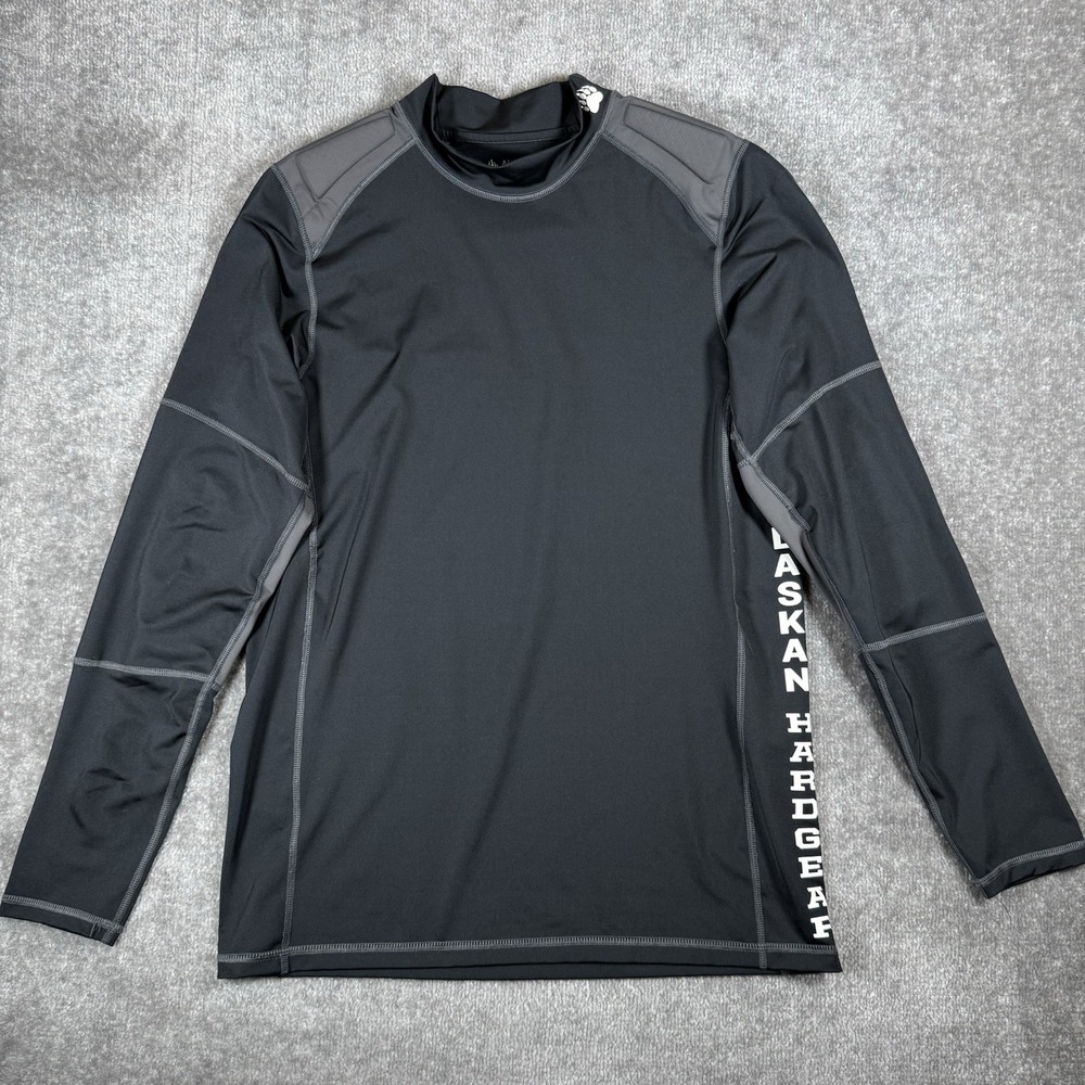 Alaskan Hardgear Shirt Men's XL Black Alopex Padded Mock Neck Performance Base